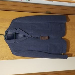 MICHAEL KORS BLAZER MENS 40R BLUE LONG SLEEVE BRAND 3 FRONT POCKETS NEW WITH TAG